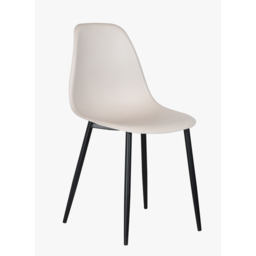 Core Products Aspen Set of 2 Calico and Black Curved Dining Chair - Multi - Wilko - thumbnail 4