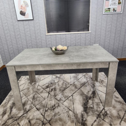 Kosy Koala 4 Seater Stone Grey Effect Wood Dining Table with Mixed Chairs - Multi - Wilko - thumbnail 4