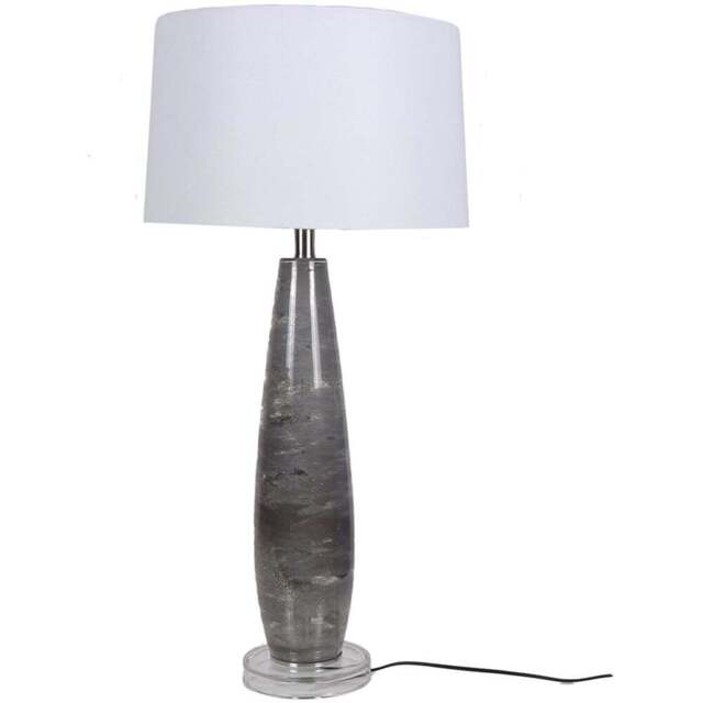 Valentina Grey Stone Effect Table Lamp - Size: 38 x 75 x 38 cm - Wilko - image 1