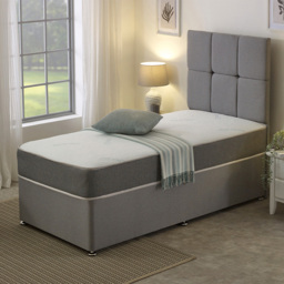 Starlight Beds Shorty Hybrid Cooling Memory Foam and Spring Mattress - Blue - Wilko - thumbnail 3