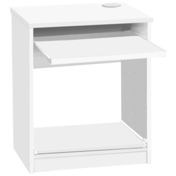 R White Cabinets Printer Desk Stand White - Size: 72.8 x 60 x 54cm - Wilko - thumbnail 3