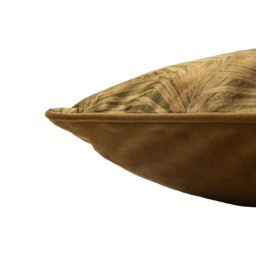 Paoletti Cheetah Forest Gold Velvet Cushion - Size: 50 x 30cm - Wilko - thumbnail 5