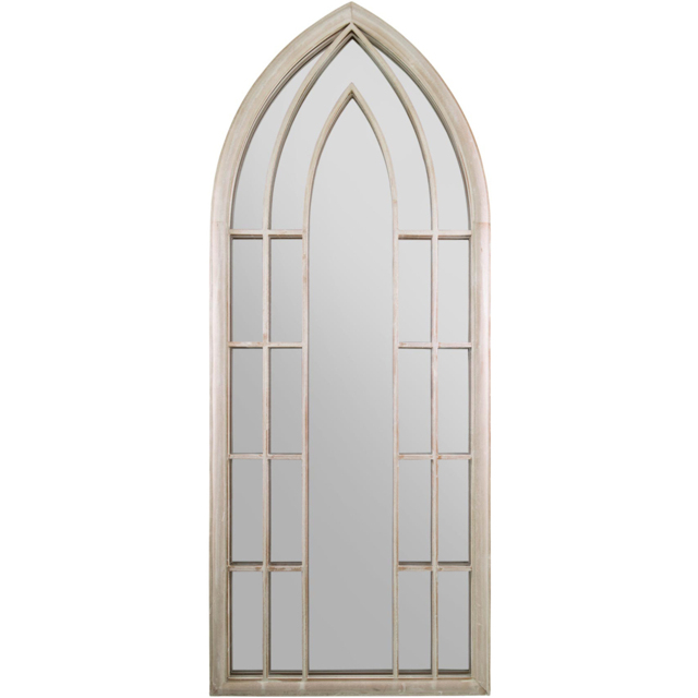 MirrorOutlet Somerley Gothic Arched Garden Mirror 190 x 75cm - Size: 190 x 75 x 3cm - n/a - Wilko - image 1