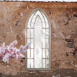 MirrorOutlet Somerley Gothic Arched Garden Mirror 190 x 75cm - Size: 190 x 75 x 3cm - n/a - Wilko - thumbnail 3