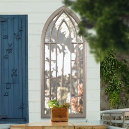 MirrorOutlet Somerley Gothic Arched Garden Mirror 190 x 75cm - Size: 190 x 75 x 3cm - n/a - Wilko - thumbnail 5