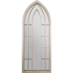 MirrorOutlet Somerley Gothic Arched Garden Mirror 190 x 75cm - Size: 190 x 75 x 3cm - n/a - Wilko - thumbnail 1