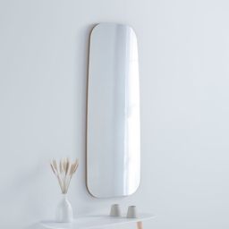 Yearn Hoxton Gold Organic Wall Mirror 119 x 44cm - Wilko - thumbnail 3
