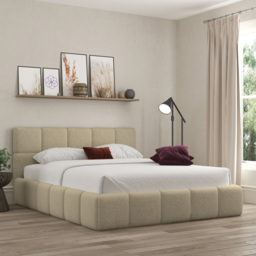DS Living Ovella Super King Size Latte Cubed Bed Frame - Brown - Wilko - thumbnail 5