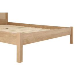Croxley Double Oak Rattan Bed - Brown - Birlea - Wilko - thumbnail 6