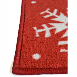 Melrose Season Sparkle Christmas Design Runner - Size: 150 x 57 x 0.8cm - Red - Wilko - thumbnail 5