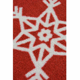 Melrose Season Sparkle Christmas Design Runner - Size: 150 x 57 x 0.8cm - Red - Wilko - thumbnail 4