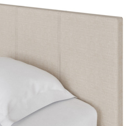 GFW Single Natural Fabric Ottoman Bed - Cream - Wilko - thumbnail 7