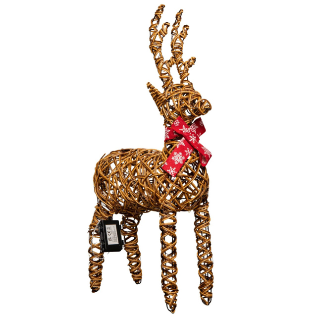 Samuel Alexander Light Up Brown Reindeer Christmas Decoration - Size: 70 x 40 x 40cm - Wilko - image 1