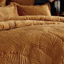 Paoletti Palmeria Single Gold Duvet Set - Wilko - thumbnail 3