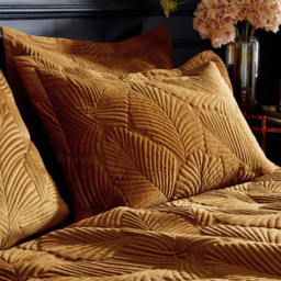 Paoletti Palmeria Single Gold Duvet Set - Wilko - thumbnail 4