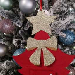 Samuel Alexander Red Christmas Tree Shape Advent Calendar - Size: 90 x 55 x 55cm - Wilko - thumbnail 5
