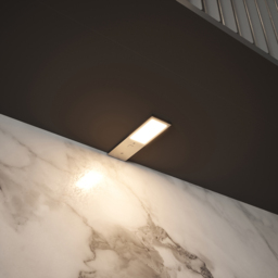Sorrelis Feylin TriGlow Aluminium Rectangle 3 Cabinet Light Kit - Size: 0.68 x 5 x 17.5cm - Silver - Wilko - thumbnail 3
