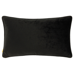 furn. Gold and Black Inked Wild Velvet Piped Cushion - Size: 50 x 30 cm - Multi - Wilko - thumbnail 4