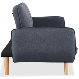 Home Detail Belmont Double Sleeper Charcoal Fabric Sofa Bed - Size: 2 Seater - Grey - Wilko - thumbnail 5