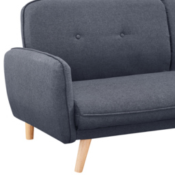 Home Detail Belmont Double Sleeper Charcoal Fabric Sofa Bed - Size: 2 Seater - Grey - Wilko - thumbnail 7