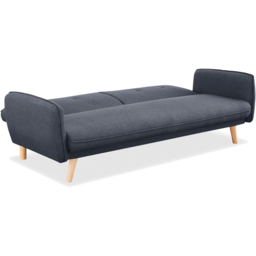 Home Detail Belmont Double Sleeper Charcoal Fabric Sofa Bed - Size: 2 Seater - Grey - Wilko - thumbnail 6