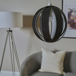 ValueLights J90 Black Pendant Shade - Size: 28 x 29 x 29cm - Wilko - thumbnail 7