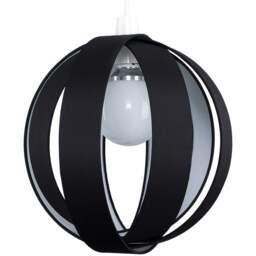 ValueLights J90 Black Pendant Shade - Size: 28 x 29 x 29cm - Wilko