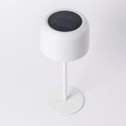 Garden Gear White Solar Garden Table Lamp - Size: 30.5 x 13.2 x 13.2cm - Wilko - thumbnail 4