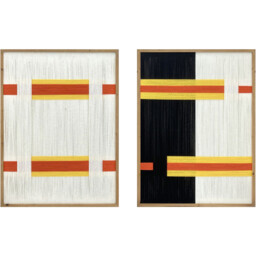 Abstract Woven Modern Framed Art Assorted - Wilko - thumbnail 3