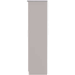 Crowndale Knightsbridge 3 Door Kashmir Gloss Mirror Wardrobe Ready Assembled - Kashmir Gloss & Kashmir - Wilko - thumbnail 5
