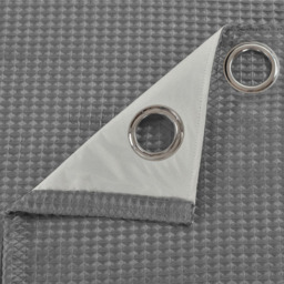 Velosso Waffle Silver Blackout Curtains 228 x 228cm - Size: W 228 x D 228cm - Wilko - thumbnail 4