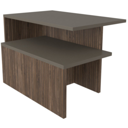 Decorotika Twins Galaxy Alina Nest of Coffee Tables Set of 2 - Size: 42 x 72 x 45cm - Multi - Wilko - thumbnail 3