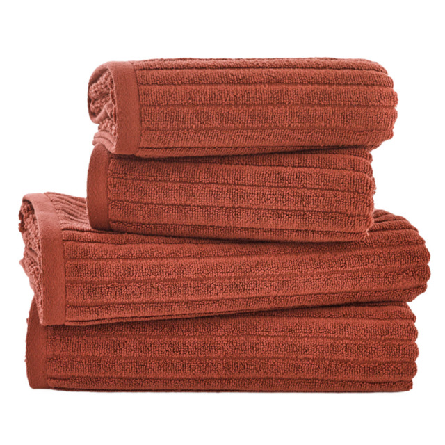 Deyongs Rialto Paprika Bath Towel - Size: 68 x 127cm - Orange - Wilko - image 1
