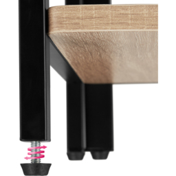tectake Castlebar 5 Shelf Oak Sonoma Corner Shelving Unit - Brown - Wilko - thumbnail 7