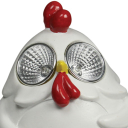 Luxform White Hen LED Solar Garden Light - Size: 10 x 16 x 10.2cm - Wilko - thumbnail 3