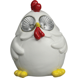 Luxform White Hen LED Solar Garden Light - Size: 10 x 16 x 10.2cm - Wilko - thumbnail 1