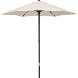 Outsunny Cream White Patio Parasol 2m - Wilko