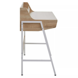 Premier Housewares Bradbury Natural Oak Veneer Desk - Size: 104 x 48 x 89cm - Cream - Interiors by Premier - Wilko - thumbnail 5