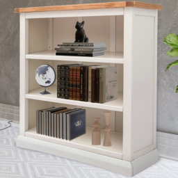 Castelli 3 Shelf Off White Bookcase - Wilko - thumbnail 1