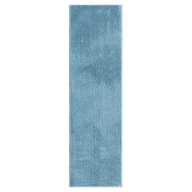Desire Rugs Comfy Blue Anti Slip Felt Backing Rug 60 x 200cm - Wilko - image 1
