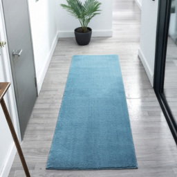 Desire Rugs Comfy Blue Anti Slip Felt Backing Rug 60 x 200cm - Wilko - thumbnail 3