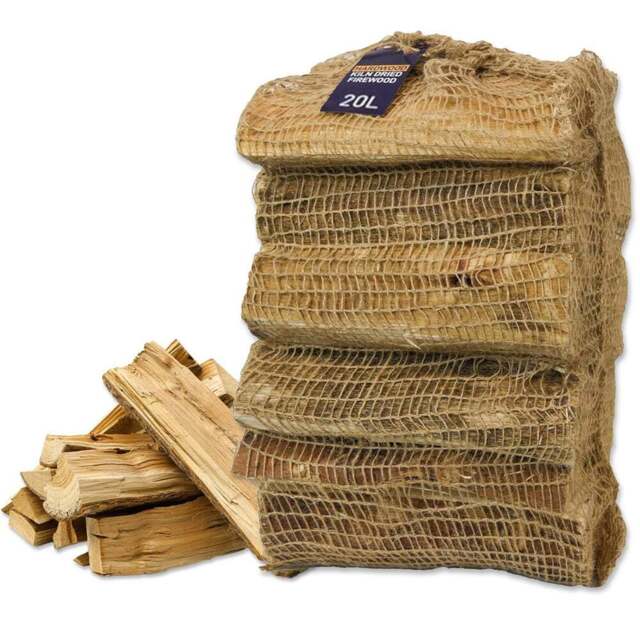 Ecoblaze Kiln-Dried Firewood Logs 20L - Size: 17 x 27 x 42cm - Brown - Wilko - image 1