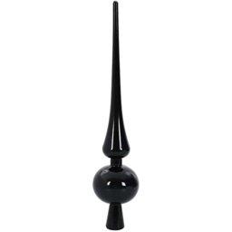 vidaXL Pre-Lit Warm White LED and Black Baubles Green Artificial Christmas Tree with Stand 6.8ft - Wilko - thumbnail 6