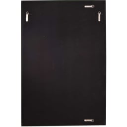 Oakley Triple Edge Bevelled All Glass Large Dress Mirror 120 x 80cm - Size: 120x 80cm - Black - MirrorOutlet - Wilko - thumbnail 5