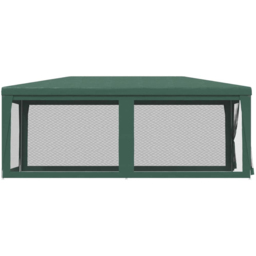 vidaXL 3 x 6m Green Party Tent with 6 Mesh Sidewalls - Wilko - thumbnail 5