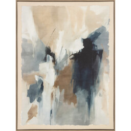 Hand Finished Misty Abstract Canvas - Wilko - thumbnail 4