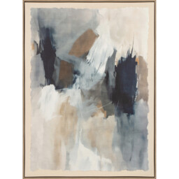 Hand Finished Misty Abstract Canvas - Wilko - thumbnail 7