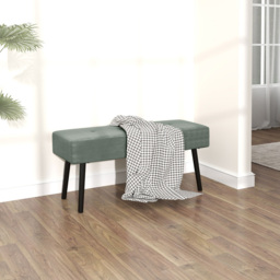 Portland Green End of Bed Bench with Thick Padding - Size: 45 x 36 x 100cm - Wilko - thumbnail 5