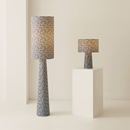 ValueLights Bertie Leopard Print Full Fabric Midi LED Floor Lamp - Size: 131 x 30 x 30cm - Cream - Wilko - thumbnail 7