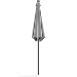 Living and Home Light Grey Solar LED Crank and Tilt Parasol 3m - Wilko - thumbnail 7